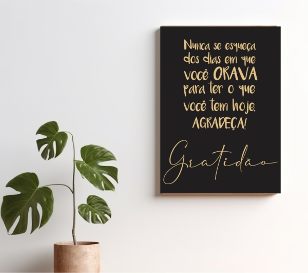 Quadros Decorativos Orações e Agradecimentos