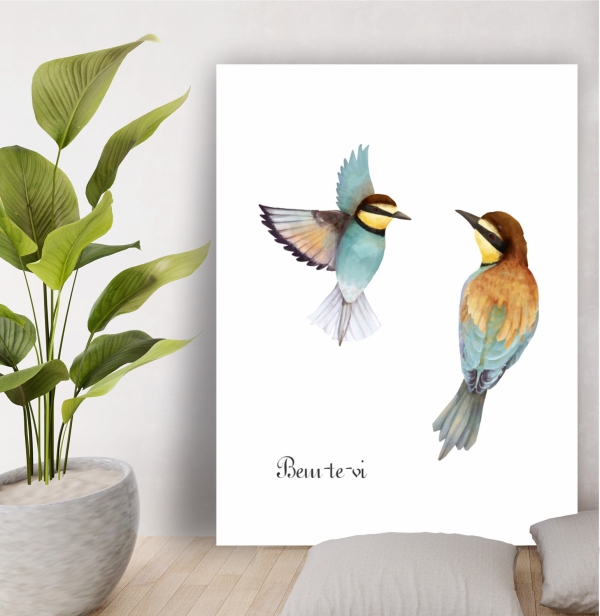 Quadro Decorativo Bem-Te-Vi