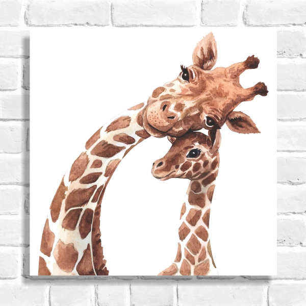 Quadro Decorativo Giraffa