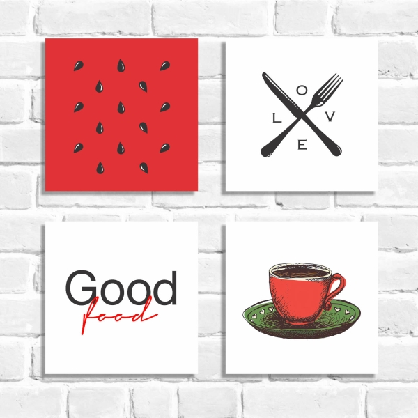 Kit Quadro Decorativo Cozinha 2