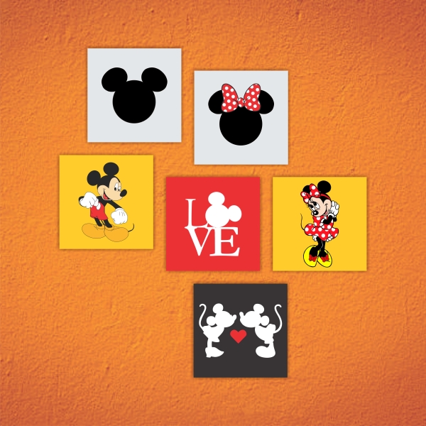 Kit Decorativo Mickey e Minnie