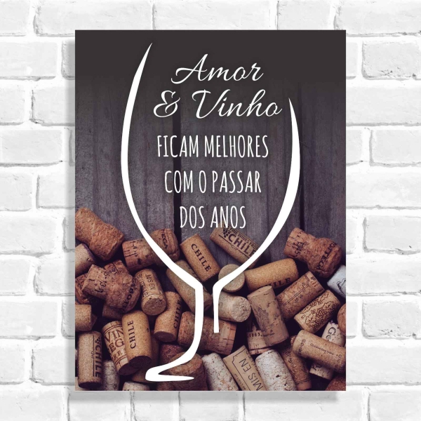 Quadro Decorativo Vinho 02