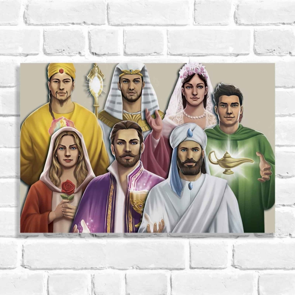 Quadro Decorativo Mestres Ascencionados