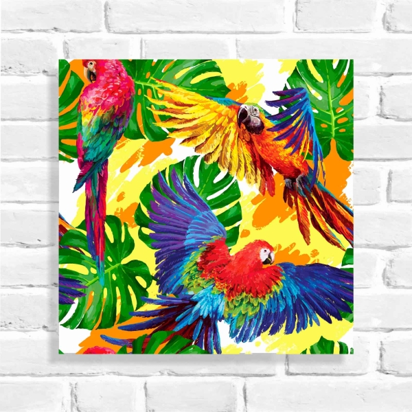 Quadro Decorativo Araras