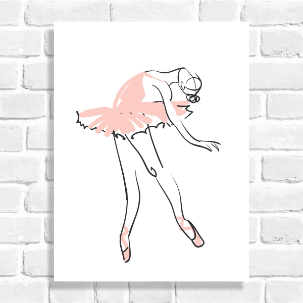 Quadro Decorativo Bailarina