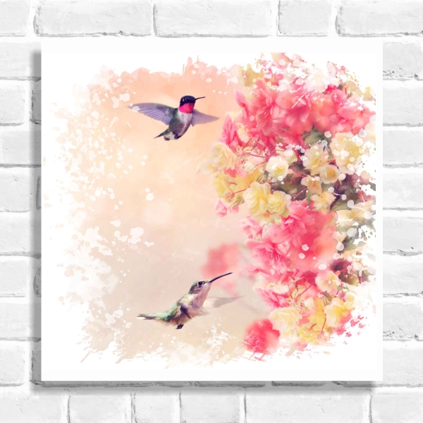 Quadro Decorativo Beija-Flor