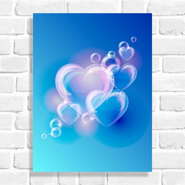 Quadro Decorativo Bolhas