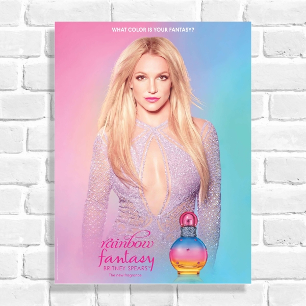 Quadro Decorativo Britney Fantasy Rainbow