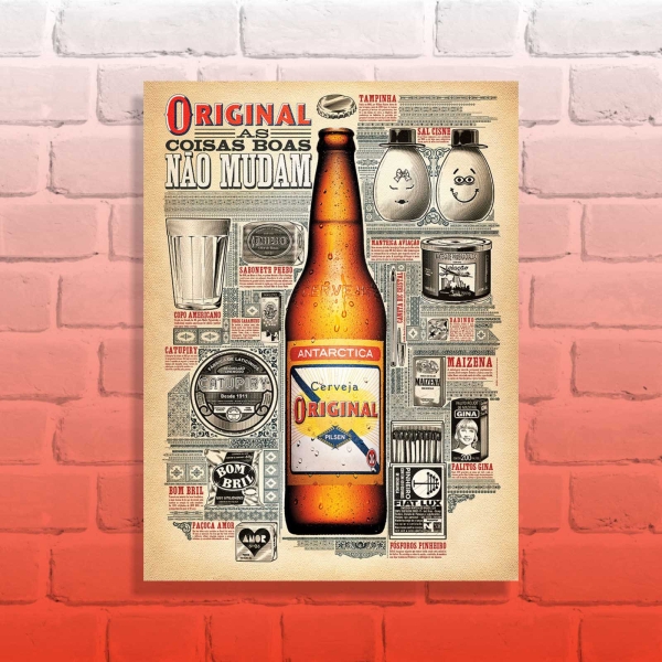Quadro Decorativo Cerveja Original