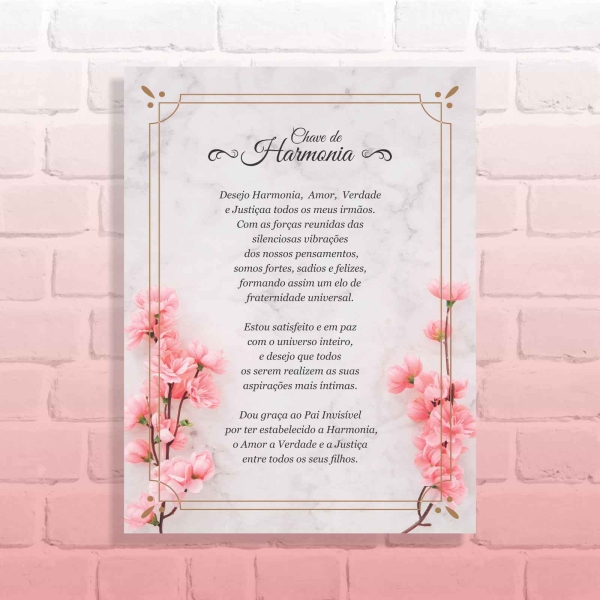 Quadro Decorativo Chave da Harmonia