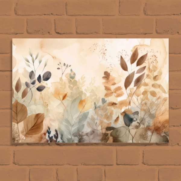 Quadro Decorativo Folhas da Alma