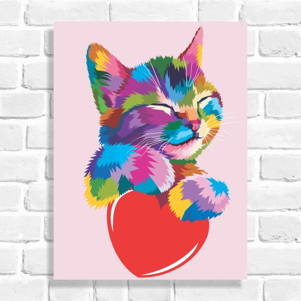 Quadro Decorativo Gatinho