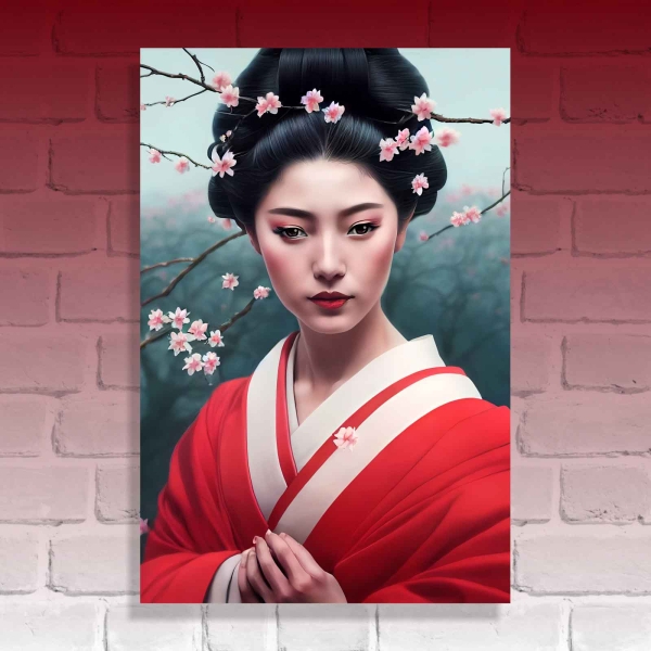 Quadro Decorativo Geisha
