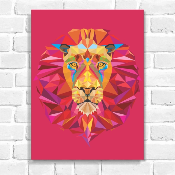 Quadro Decorativo Leão 1