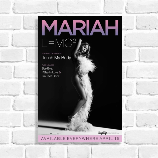 Quadro Decorativo Mariah Carey E=MC²
