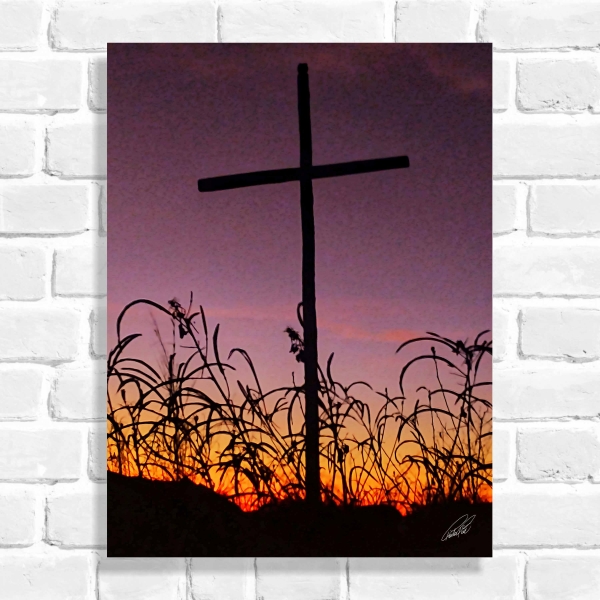 Quadro Decorativo Cruz no Campo (Coleção Originais do Brasil)