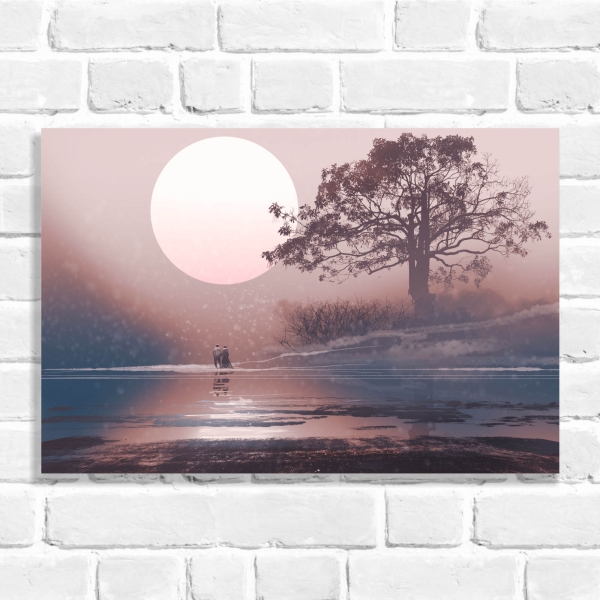 Quadro Decorativo Paisagem de Inverno