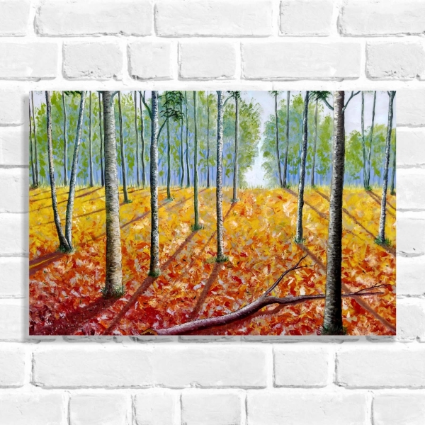 Quadro Decorativo Paisagem Outono