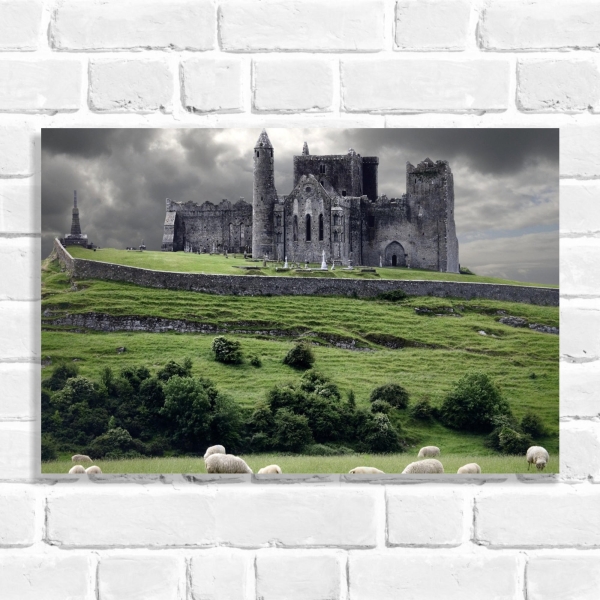Quadro Decorativo Paisagem com Castelo