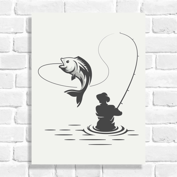 Quadro Decorativo Pesca