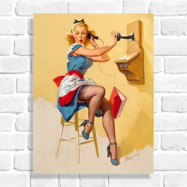 Quadro Decorativo Pin-Up