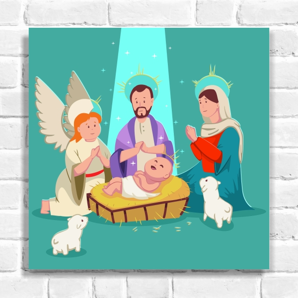 Quadro Decorativo Presépio