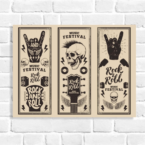 Quadro Decorativo Rock And Roll