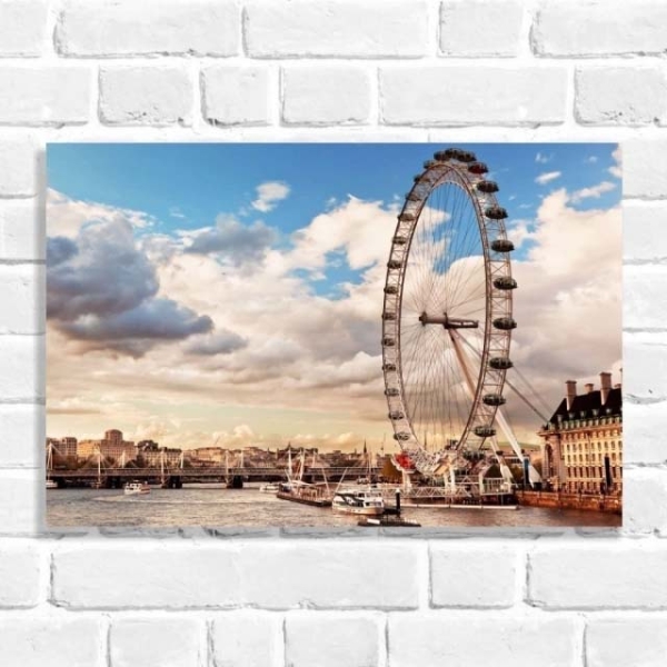 Quadro Decorativo Roda Gigante London Eye