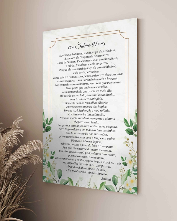 Quadro Decorativo Salmo 91 - 02