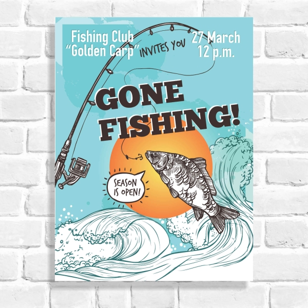 Quadro Decorativo Fishing