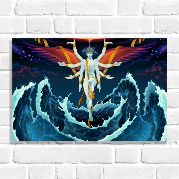 Quadro Decorativo Shiva